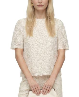 Женский топ Lily and Lionel London Calippo Lace Short Sleeve