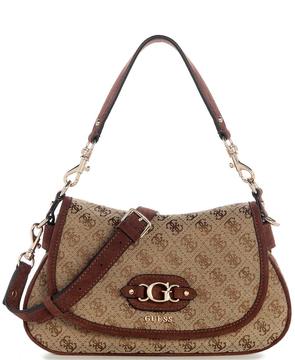 GUESS Samantha Small Flap Shoulder Handbag