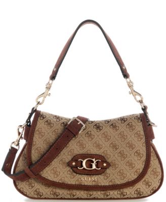 GUESS Samantha Small Flap Shoulder Handbag