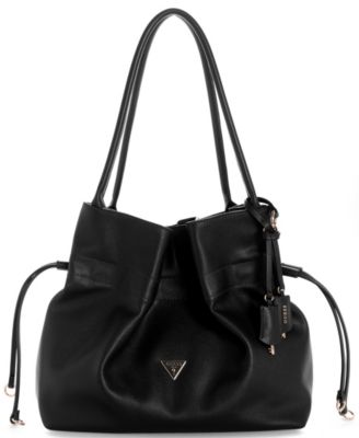 GUESS Karima Medium Drawstring Tote Handbag