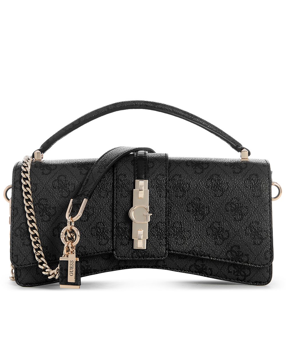 Женская сумка GUESS Yvonne Logo Small Top Handle Flap Crossbody