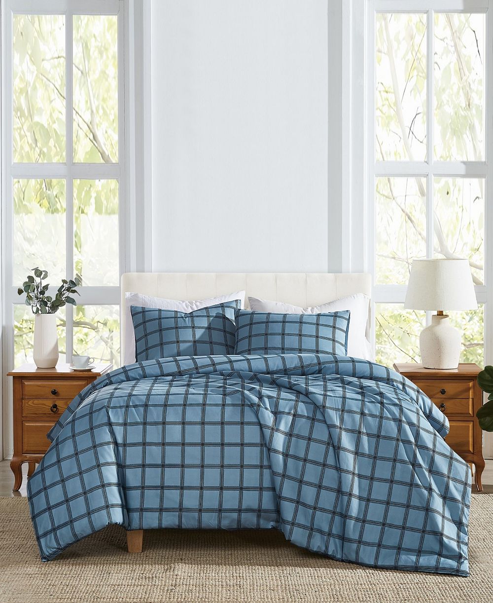 Комплект из 2 одеял Cannon Luka Grid Plaid, Twin/Twin XL