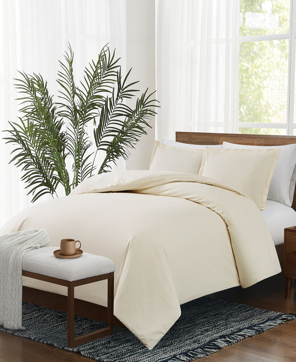 Комплект из 3-х покрывал Brooklyn Loom Pinstripe, King