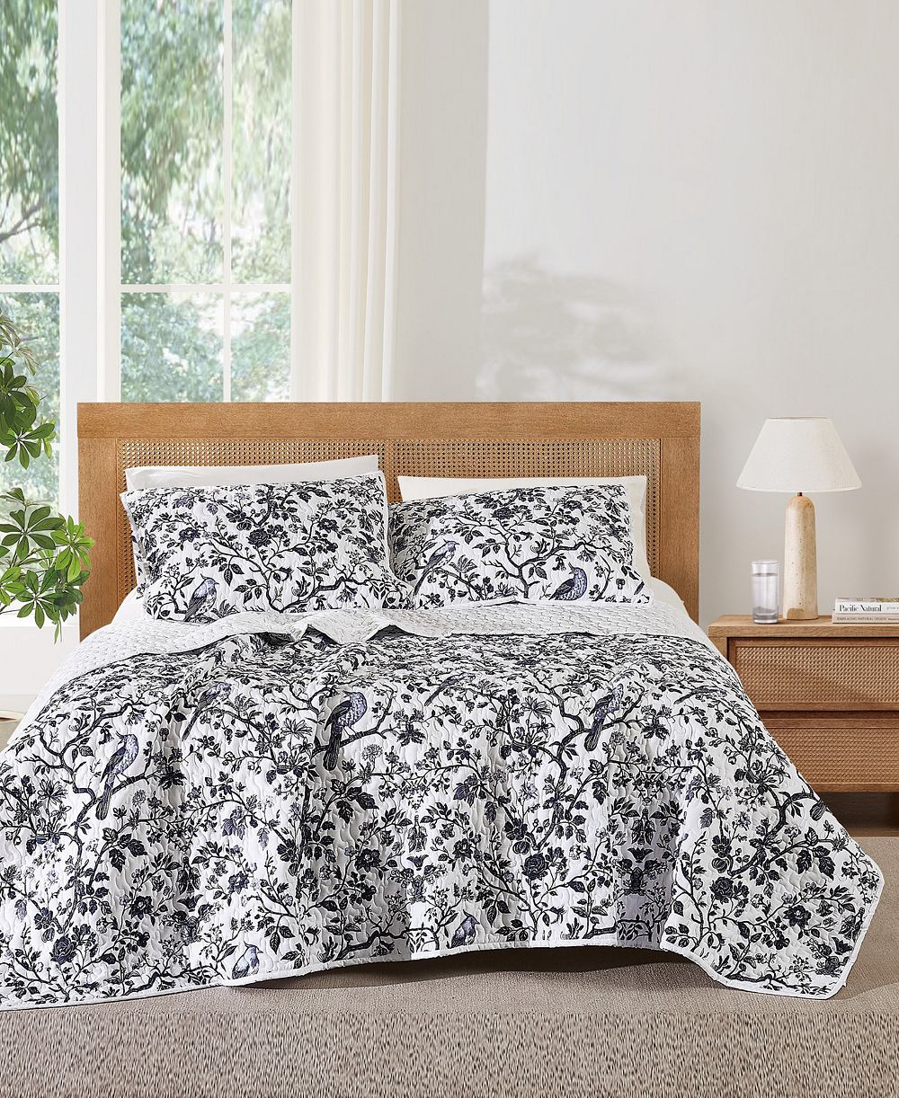 Комплект из 2-х стеганых покрывал Brooklyn Loom Ava Floral, Twin/Twin XL