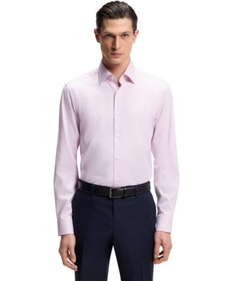 Мужская рубашка Hugo Boss BOSS Stretch-Cotton Dobby Regular-Fit