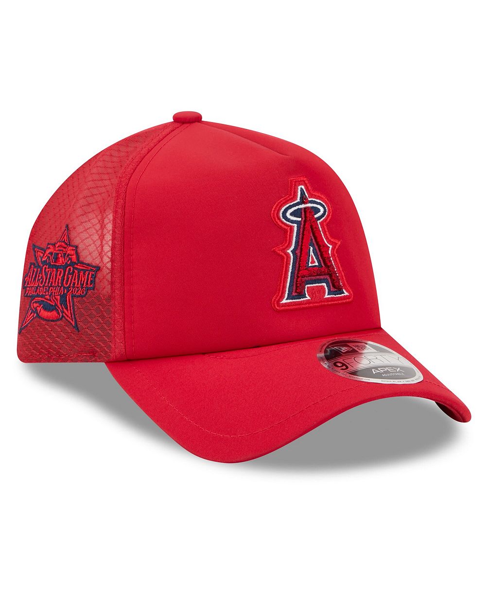 New Era Мужская красная кепка Los Angeles Angels 2026 MLB All-Star Game Workout 9FORTY Apex Adjustable