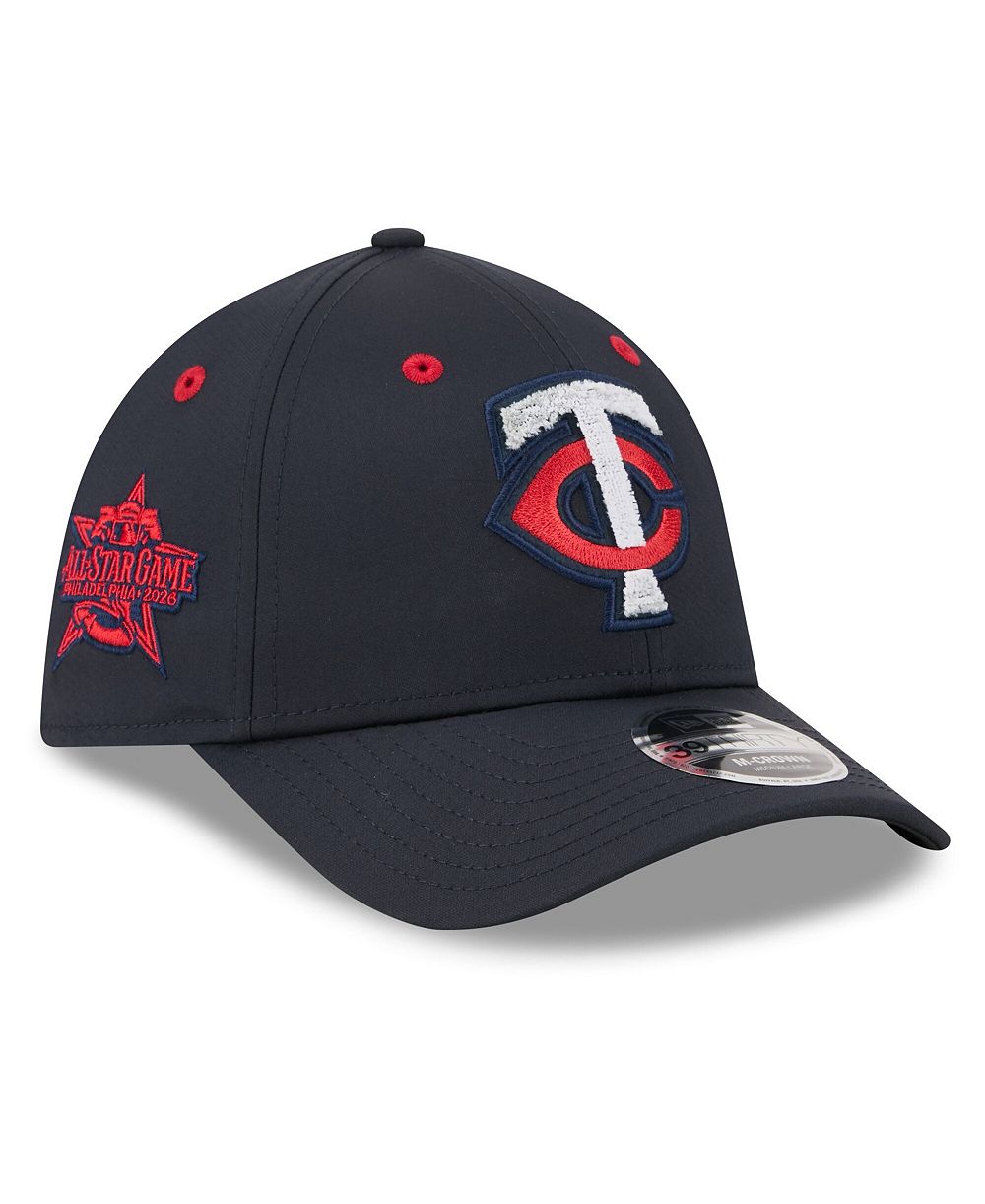 Мужская кепка New Era Minnesota Twins 2026 MLB All-Star Game Workout 39THIRTY M-Crown Flex темно-синего цвета