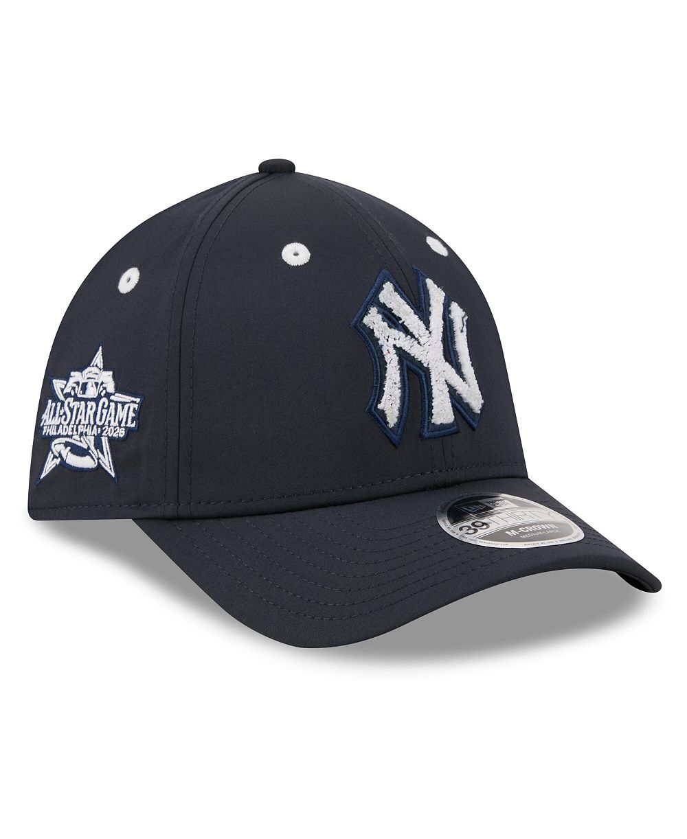 Мужская кепка New Era Navy New York Yankees 2026 MLB All-Star Game Workout 39THIRTY M-Crown Flex