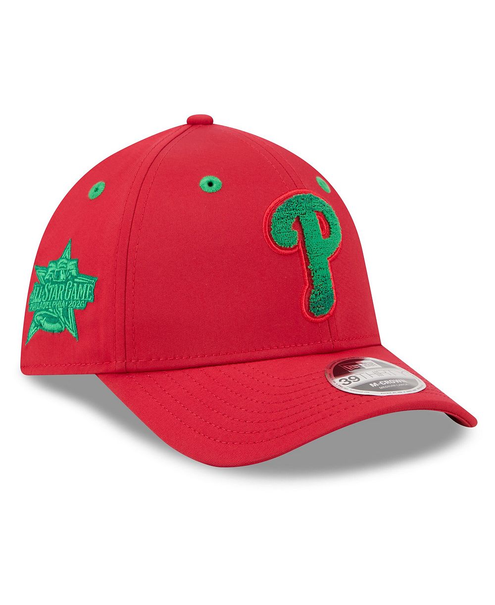 New Era Мужская кепка 39THIRTY M-Crown Philadelphia Phillies 2026 MLB All-Star Game Workout Red