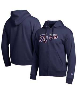 Мужское худи Champion Detroit Tigers Navy All-Star Wordmark Full-Zip