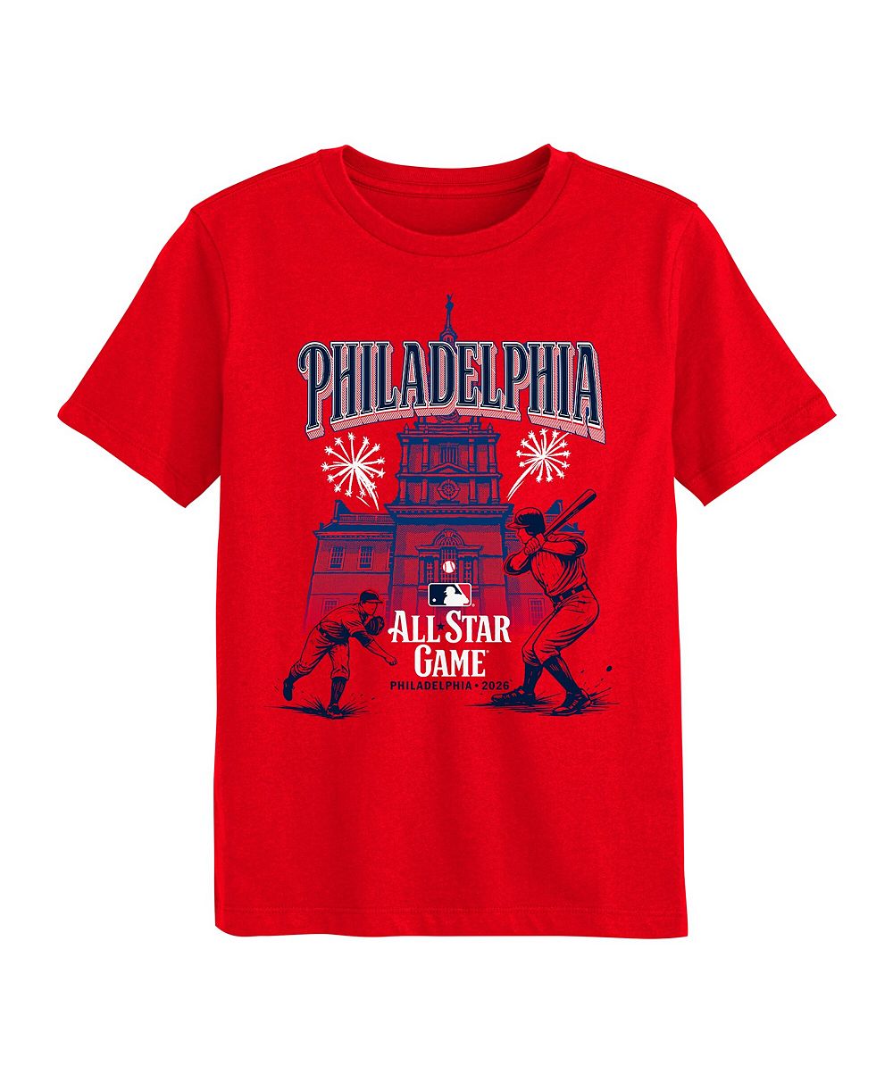 Детская футболка Outerstuff Red 2026 MLB All-Star Game Independence Hall