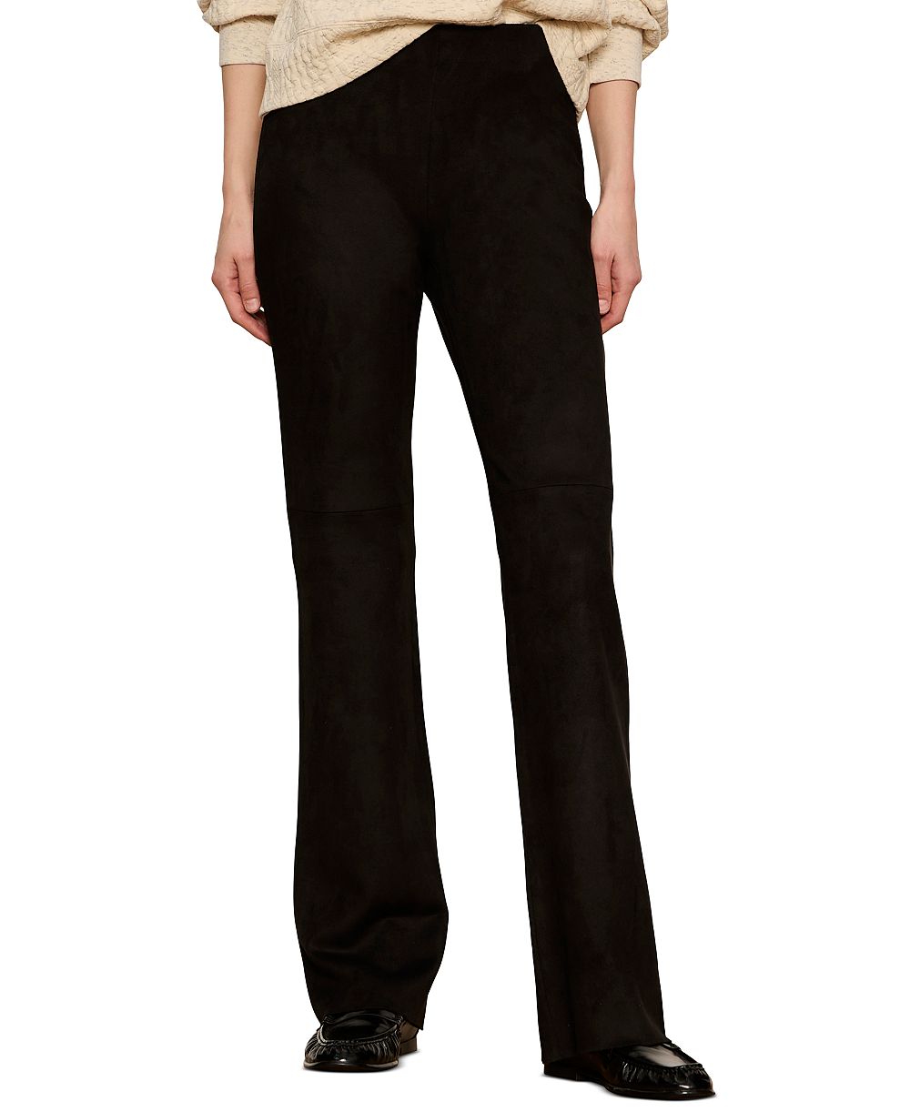 Sanctuary Women's Sashay Faux-Suede Flare Leggings