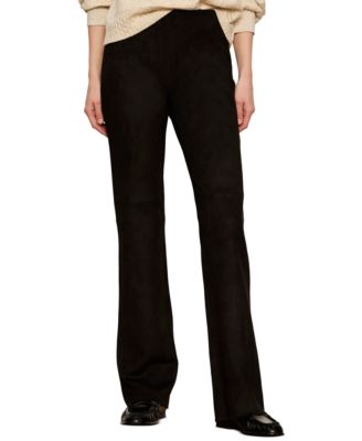 Sanctuary Women's Sashay Faux-Suede Flare Leggings