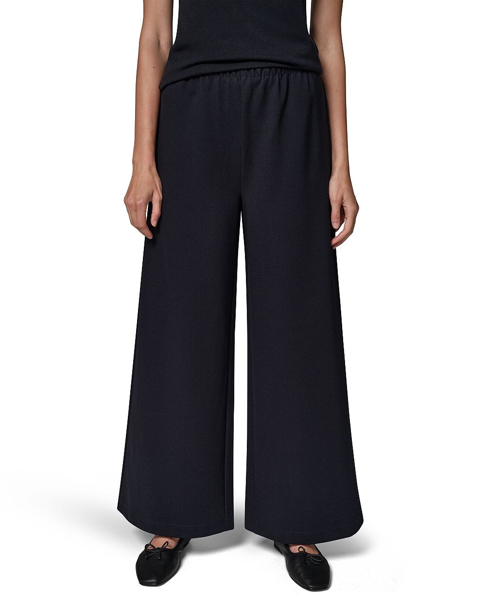 Женские брюки Donna Karan Weekend Double-Knit Mid Rise Wide Leg Pull-On