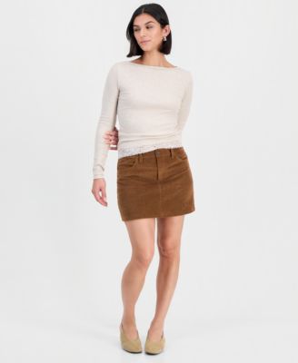 And Now This Women's Corduroy Mini Skirt, Macy's Exclusive