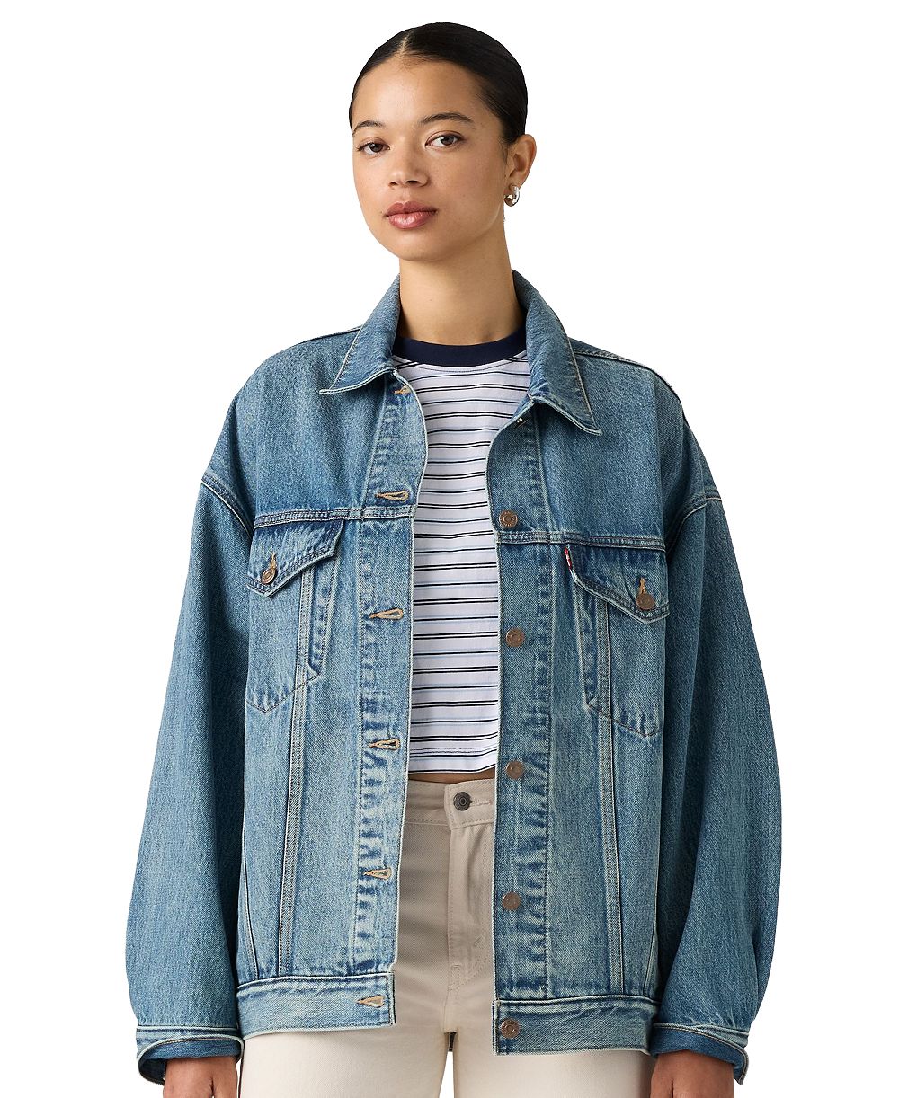 Levi's® Women's Trucker Denim Oversized-Fit Jacket