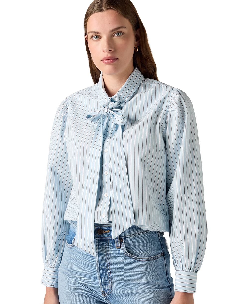 Женская рубашка Levi's® Judice Western Relaxed Fit Long-Sleeve Cotton Poplin
