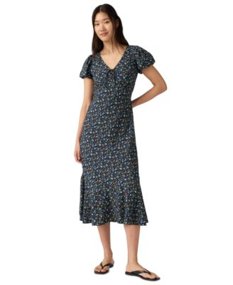 Женское миди-платье Levi's® Lira Printed A-Line V-Neck