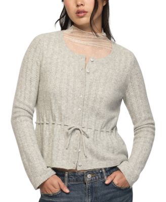 Женский кардиган Lucky Brand Cloud Soft Babydoll Pointelle
