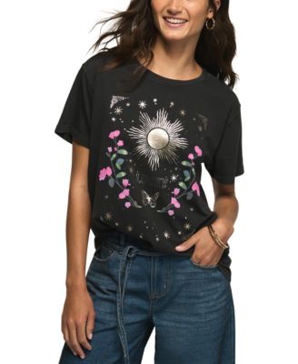 Lucky Brand Women's футболка с графическим принтом Celestial Lucky Sun