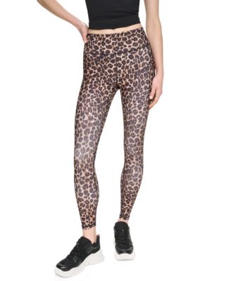 Женские леггинсы DKNY Sport с завышенной талией 7/8 и плавающими карманами