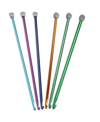 Набор вязальных крючков Aeelike Tunisian Long Crochet Hooks 6 Sizes 6.5mm to 11mm