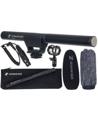 Sennheiser комплект пушечного микрофона MKE 600 с амортизатором, XLR-адаптером и ветрозащитой для видео и DSLR