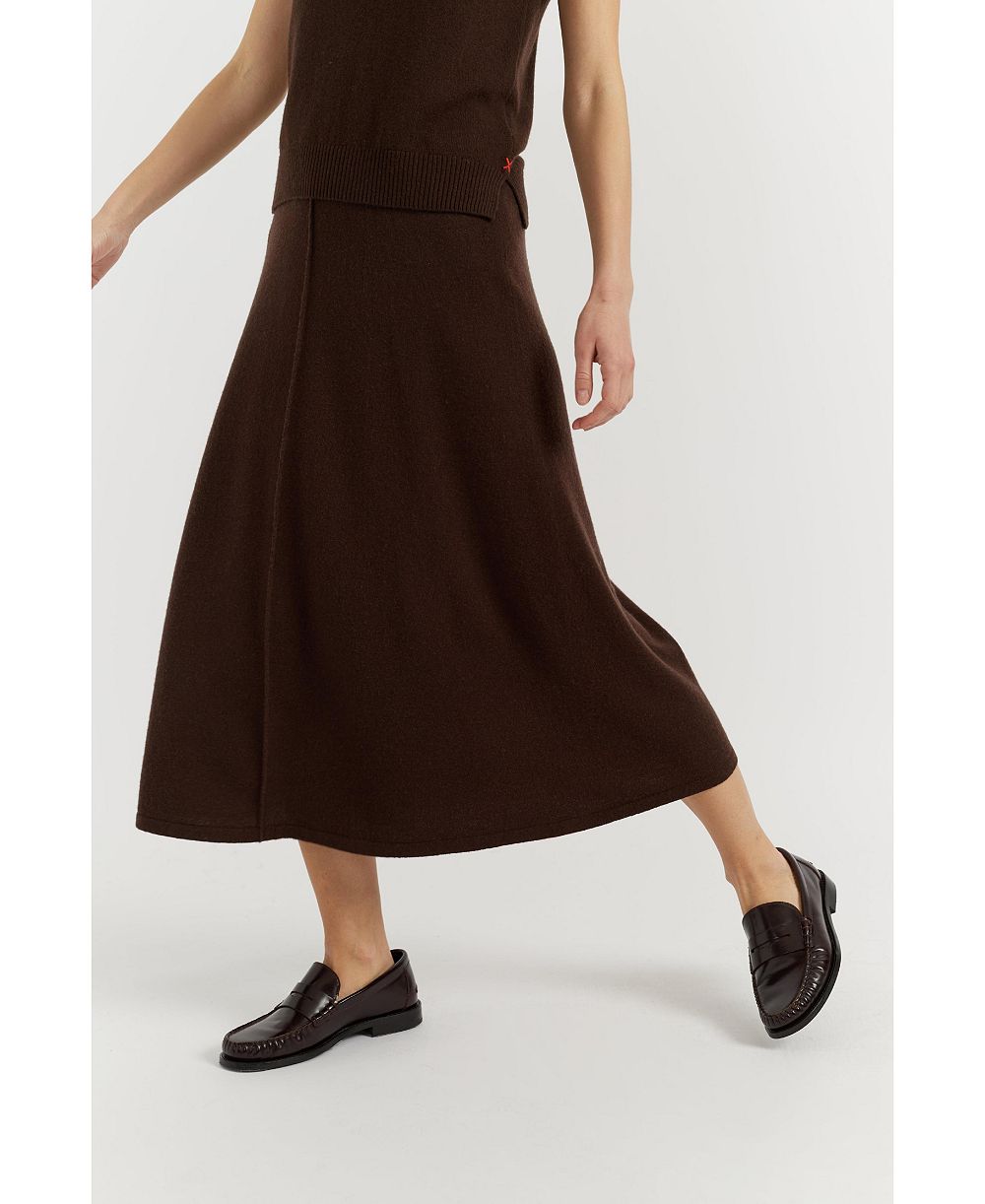 Chinti & Parker Women's Chinti and Parker Wool Cashmere Midi Skirt