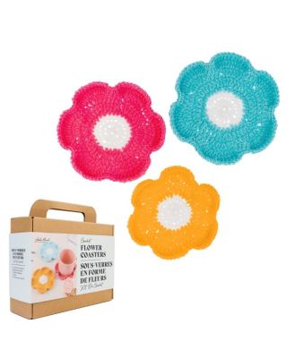 Набор для вязания крючком John Bead Flower Co, цветочные костеры, DIY для начинающих