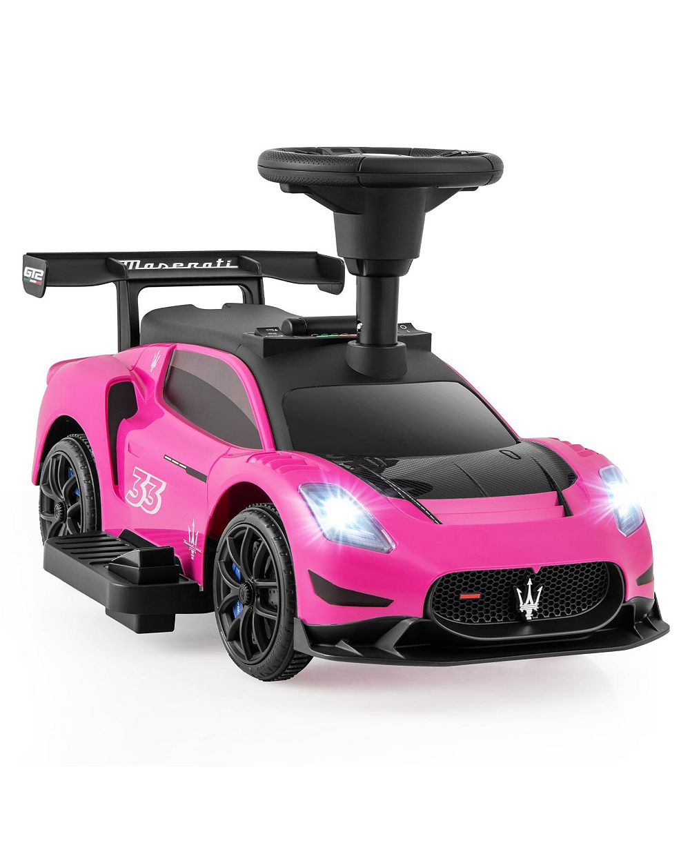 Электрическая машинка Maserati Mecale 6V Licensed Push Car с педалью и музыкой