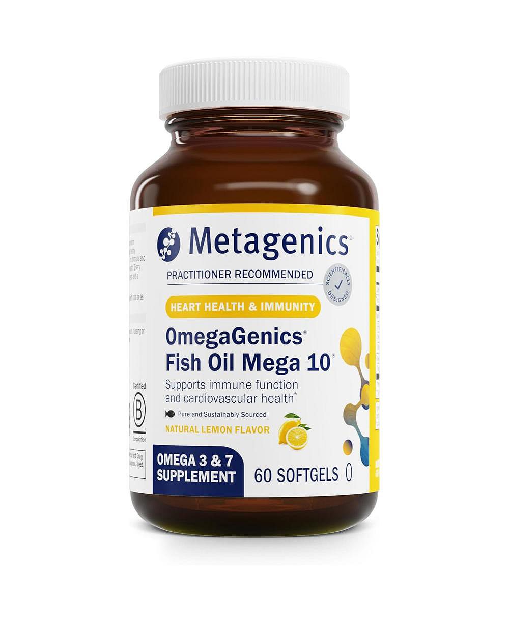 Пищевая добавка Metagenics OmegaGenics Mega 10, 60 мягких капсул