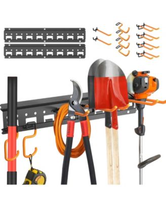 XDOVET Garden Tool Organizer Wall Mount Pegboard Hooks Shed Rack Hanger
