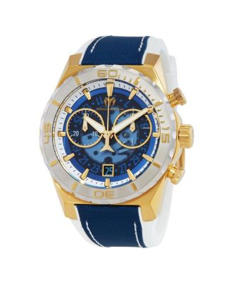 Часы TechnoMarine Men's TM-519007 Reef Shark Quartz Chronograph, Transparent Dial