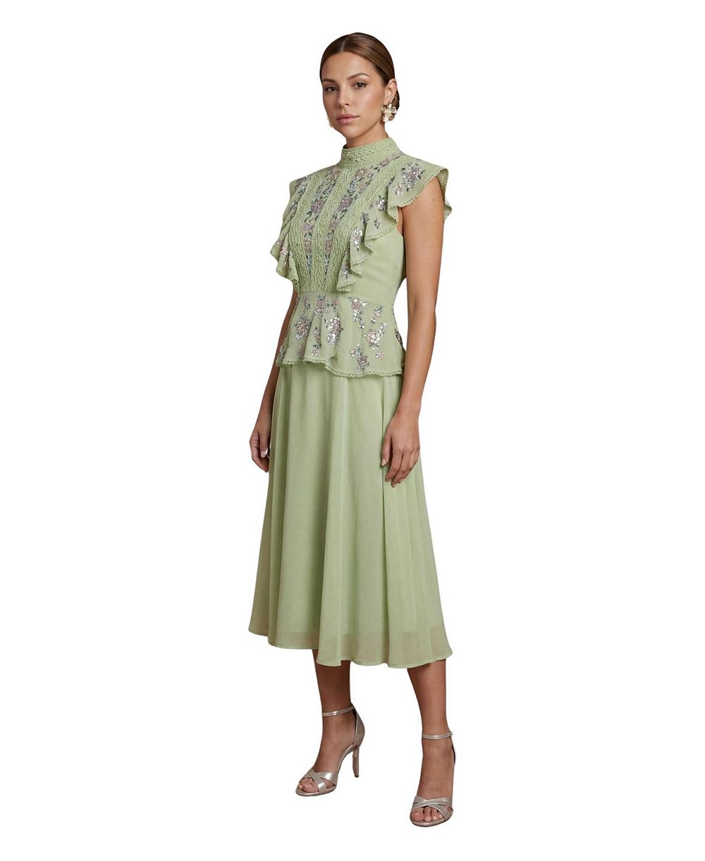 Платье миди Coast Petite Embellished Frill