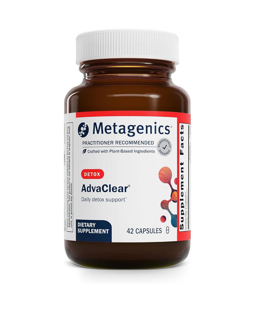 Metagenics AdvaClear Ежедневная поддержка детокса с витаминами группы B, цинком и пантотеновой кислотой 42 капсулы