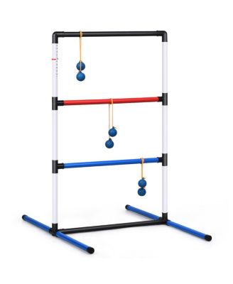 Mecale Ladder Ball Toss Game with Built-in Score Tracker, Ages 6+