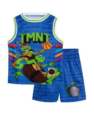 Teenage Mutant Ninja Turtles Toddler Boys' 2T- 4T Athletic Basketball Jersey and Shorts Set