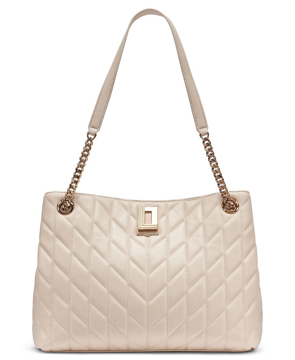 KARL LAGERFELD PARIS Lafayette Large Tote Handbag