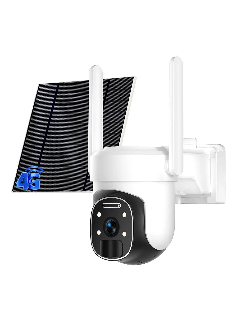 Eco4Life 4G LTE PTZ солнечная камера безопасности, 2K QHD, цветное ночное видение, AI, IP66