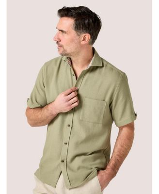 Koy Clothing Мужская рубашка из хлопка с коротким рукавом