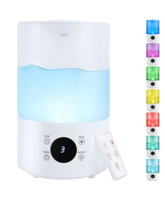 Topteng увлажнитель воздуха 1.1 Gal с RGB подсветкой 7 цветов, таймер 9H и соплом 360°