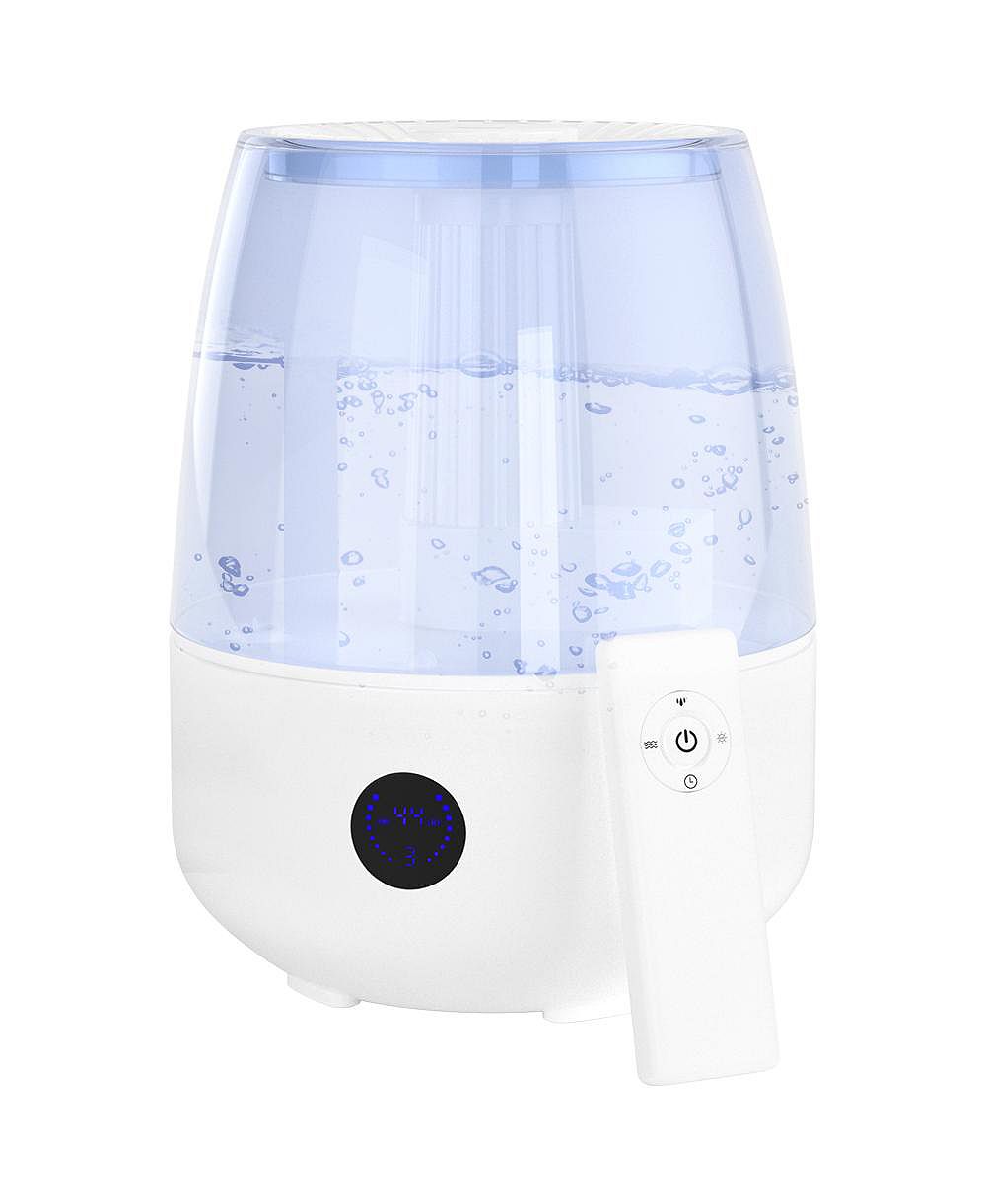 Topteng 1.8 Gal Humidifier – 30H Runtime, Dual Mist, Remote Control & Oil Diffuser for Bedroom