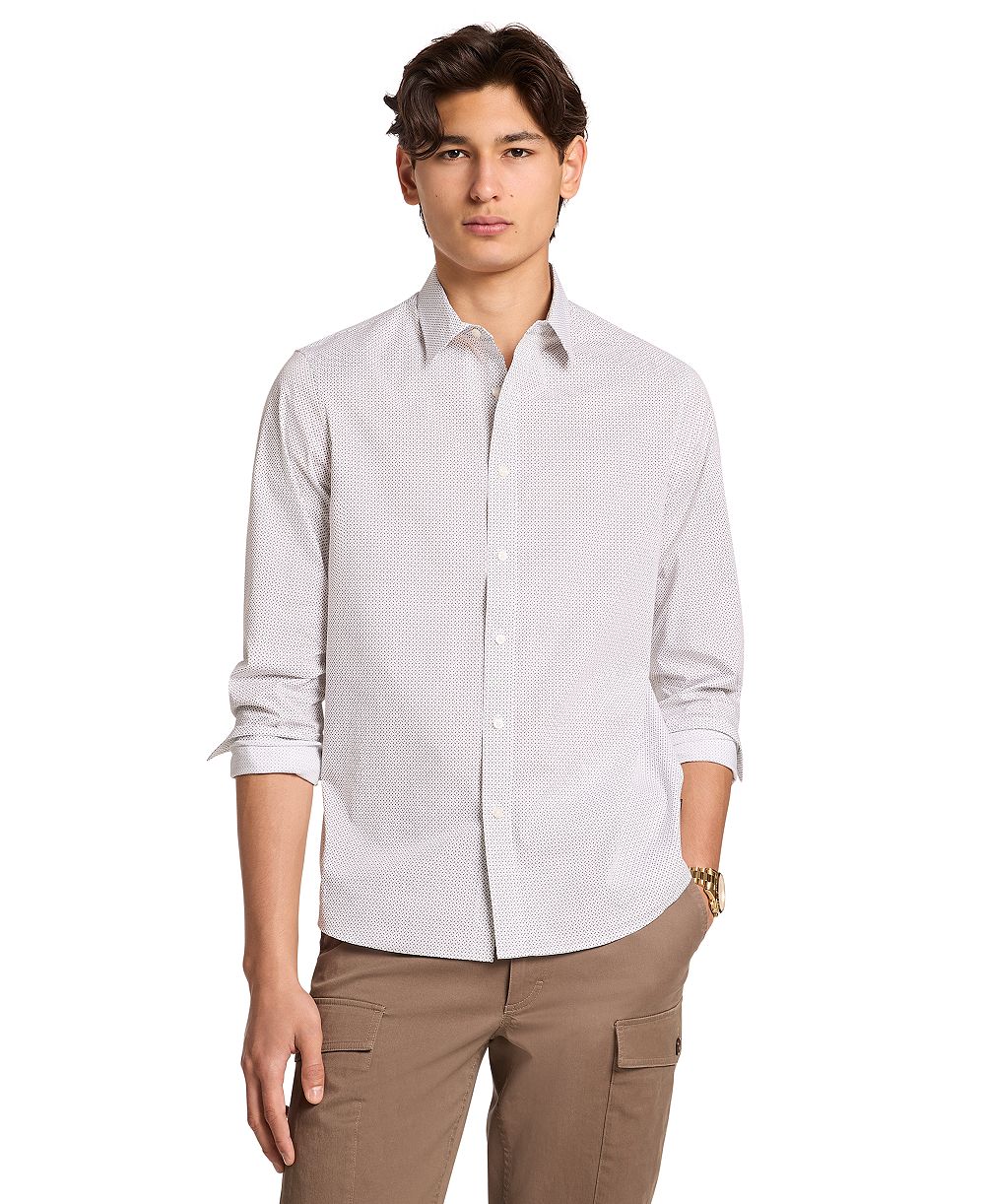 Michael Kors Men's Stretch Diamond Geo Shirt