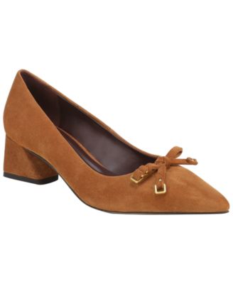 Franco Sarto Женские туфли-лодочки Franco Sarto Racer Suede Bow Pointed Toe Pumps