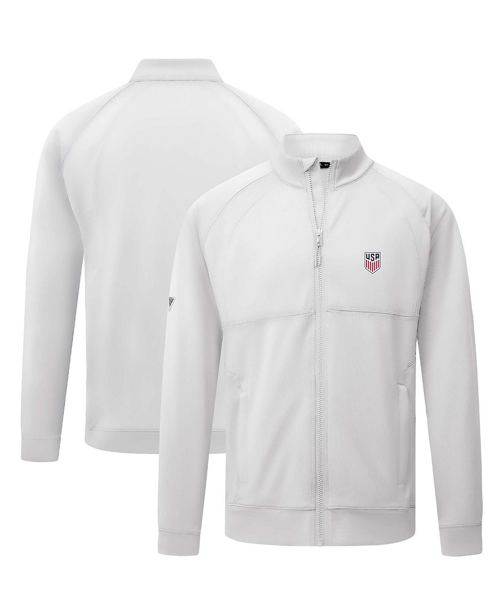 LevelWear Men's White USMNT Form Full-Zip Jacket
