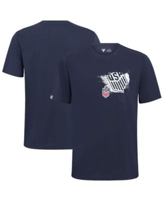 LevelWear Мужская футболка Navy USMNT Focal Blasted