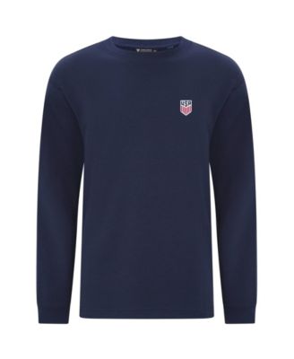 Мужская футболка LevelWear Men's Navy USMNT Luxe Signature Long Sleeve T-Shirt