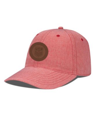Мужская регулируемая кепка LevelWear Heather Red USMNT Idol Periscope