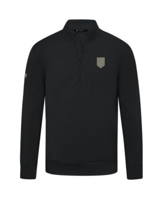 Мужской флис LevelWear USMNT Copper Upright Quarter-Zip, Black