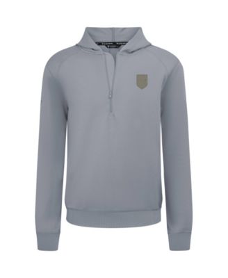 Мужское худи LevelWear Gray USMNT Technic Tri-Blend с молнией